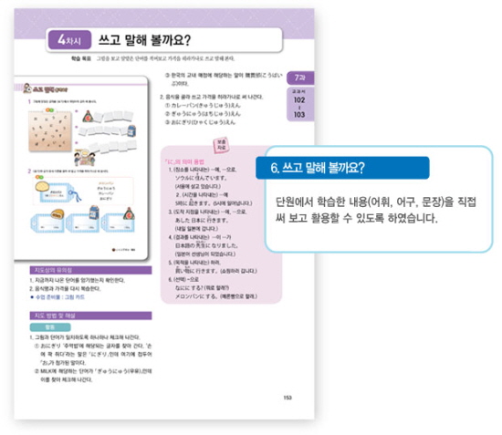 쓰고 말해 볼까요?