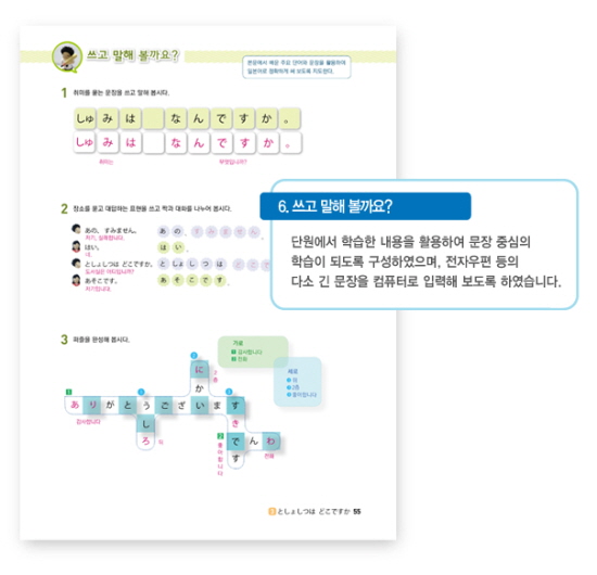 쓰고 말해 볼까요?